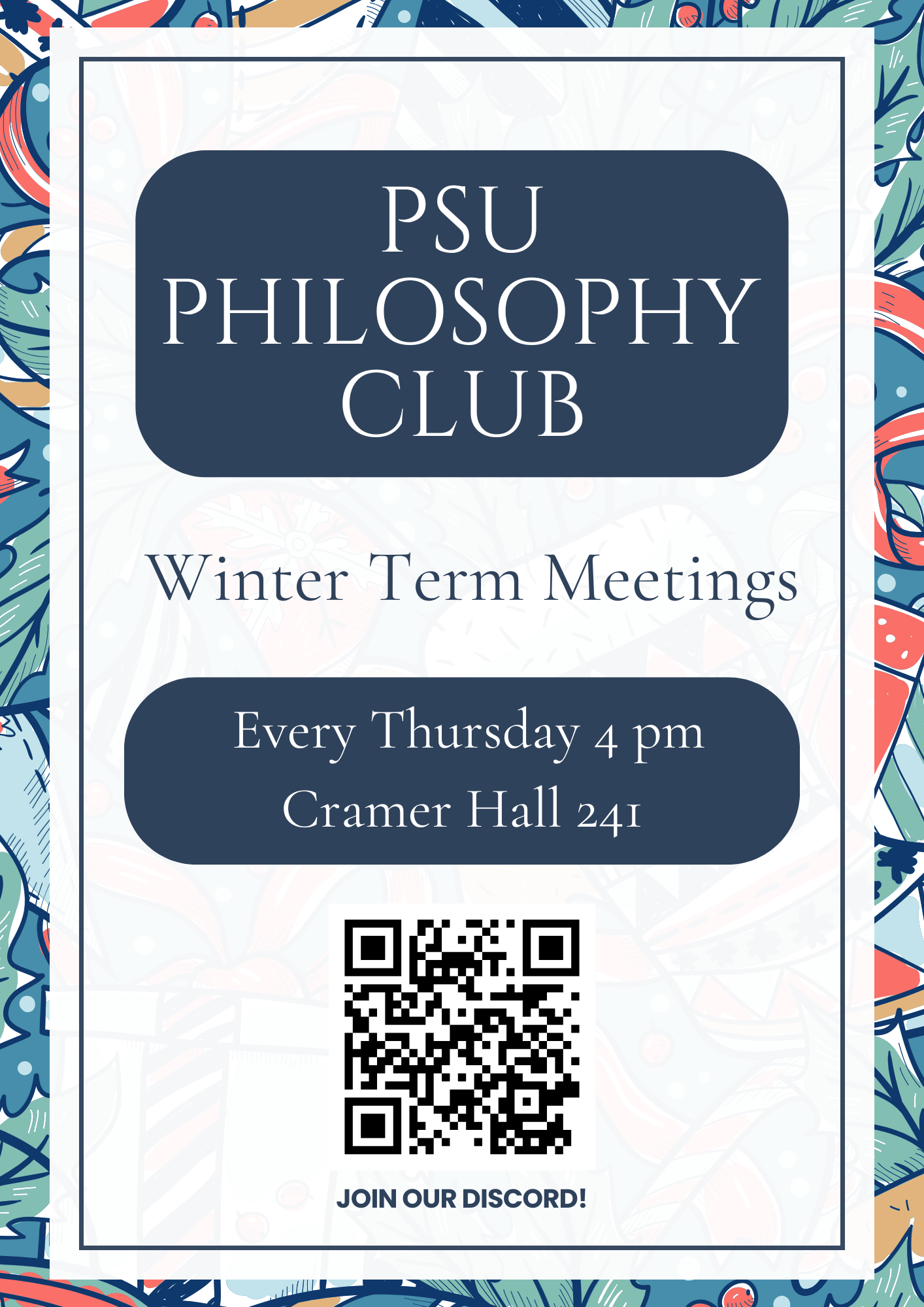 Philosophy Club Winter 2025